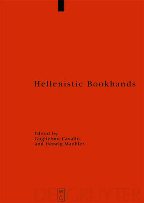 Maehler / Cavallo | Hellenistic Bookhands | Buch | 978-3-11-020124-6 | sack.de