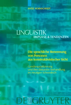 Hornscheidt | Die sprachliche Benennung von Personen aus konstruktivistischer Sicht | E-Book | sack.de