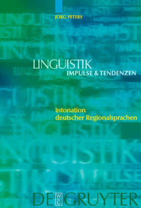 Peters |  Intonation deutscher Regionalsprachen | eBook | Sack Fachmedien