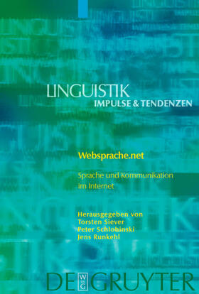 Siever / Schlobinski / Runkehl |  Websprache.net | eBook | Sack Fachmedien