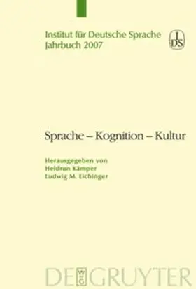 Eichinger / Kämper |  Sprache - Kognition - Kultur | Buch |  Sack Fachmedien