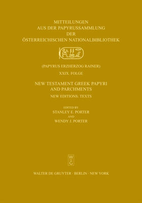 Porter | New Testament Greek Papyri and Parchments | Buch | 978-3-11-020308-0 | sack.de