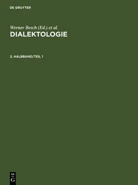 Besch / Knoop / Putschke | Dialektologie. 2. Halbband | E-Book | www.sack.de