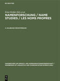 Eichler / Hilty / Löffler |  Namenforschung / Name Studies / Les noms propres. 2. Halbband+Registerband | eBook | Sack Fachmedien