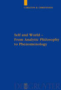 Christensen |  Self and World | Buch |  Sack Fachmedien
