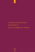 Mariev |  Ioannis Antiocheni fragmenta quae supersunt omnia | Buch |  Sack Fachmedien