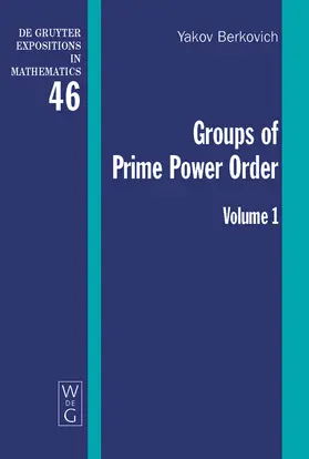 Berkovich | Groups of Prime Power Order. Volume 1 | Buch | 978-3-11-020418-6 | sack.de