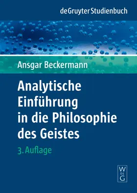 Beckermann |  Beckermann, A: Analytische Einführung in die Philosophie des | Buch |  Sack Fachmedien