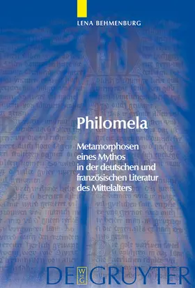 Behmenburg | Philomela | Buch | 978-3-11-020464-3 | www.sack.de