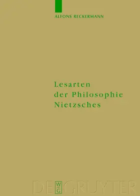 Reckermann | Lesarten der Philosophie Nietzsches | E-Book | www.sack.de