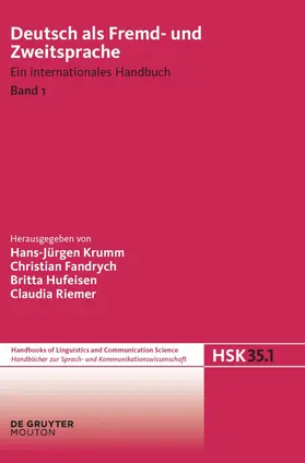 Krumm / Riemer / Fandrych |  Deutsch als Fremd- und Zweitsprache. 1. Halbband | Buch |  Sack Fachmedien