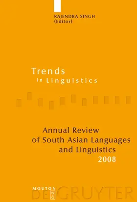 Singh |  Annual Review of South Asian Languages and Linguistics | Buch |  Sack Fachmedien