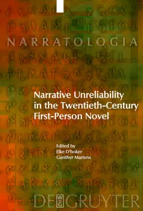D'hoker / Martens | Narrative Unreliability in the Twentieth-Century First-Person Novel | E-Book | sack.de