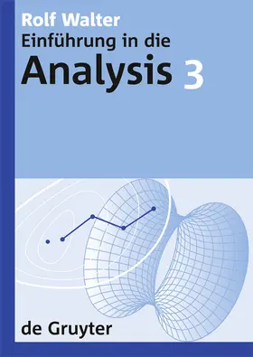 Walter | Rolf Walter: Einführung in die Analysis. 3 | Buch | 978-3-11-020960-0 | www.sack.de