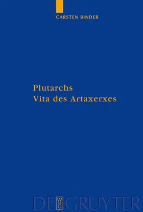 Binder | Plutarchs Vita des Artaxerxes | E-Book | www.sack.de