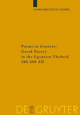 Miguélez-Cavero | Poems in Context | E-Book | sack.de