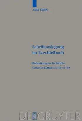 Klein | Schriftauslegung im Ezechielbuch | E-Book | www.sack.de