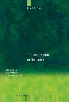 Blom | The Acquisition of Finiteness | E-Book | sack.de