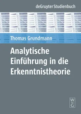 Grundmann |  Analytische Einführung in die Erkenntnistheorie | eBook | Sack Fachmedien