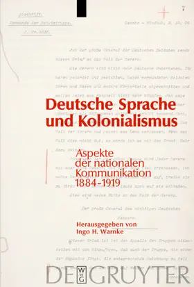 Warnke |  Deutsche Sprache und Kolonialismus | eBook | Sack Fachmedien