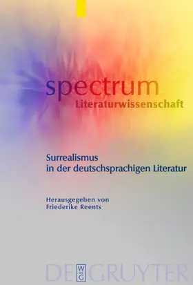 Reents |  Surrealismus in der deutschsprachigen Literatur | eBook | Sack Fachmedien
