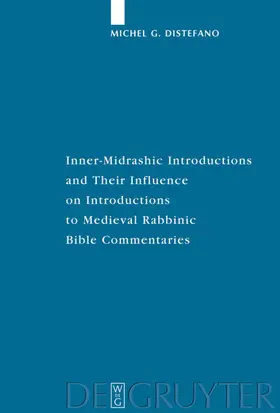 Distefano | Inner-Midrashic Introductions and Their Influence on Introductions to Medieval Rabbinic Bible Commentaries | E-Book | www.sack.de