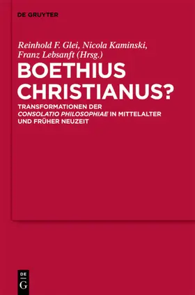 Glei / Kaminski / Lebsanft | Boethius Christianus? | E-Book | sack.de