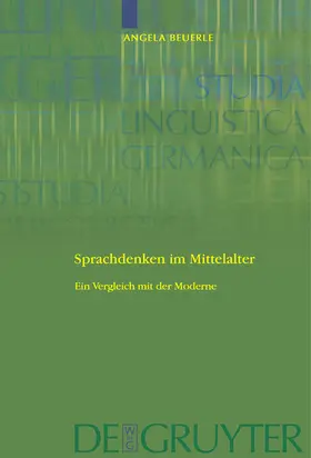 Beuerle | Sprachdenken im Mittelalter | Buch | 978-3-11-021501-4 | www.sack.de