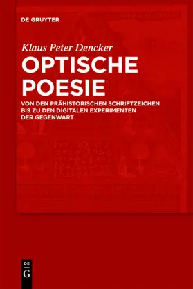Dencker |  Optische Poesie | eBook | Sack Fachmedien