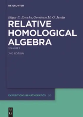 Jenda / Enochs | Relative Homological Algebra | Buch | 978-3-11-021520-5 | sack.de