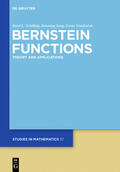 Schilling / Vondracek / Song |  Bernstein Functions | Buch |  Sack Fachmedien