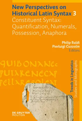 Baldi / Cuzzolin |  Constituent Syntax: Quantification, Numerals, Possession, Anaphora | eBook | Sack Fachmedien