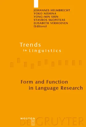 Helmbrecht / Nishina / Shin | Form and Function in Language Research | E-Book | sack.de