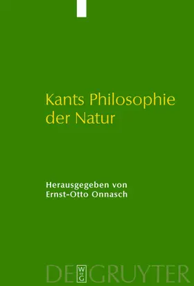 Onnasch | Kants Philosophie der Natur | E-Book | www.sack.de