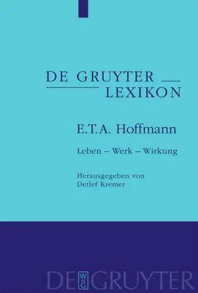 Kremer |  E. T. A. Hoffmann | eBook | Sack Fachmedien