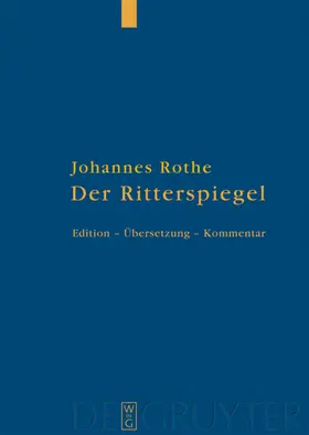 Rothe / Huber / Kalning |  Der Ritterspiegel | eBook | Sack Fachmedien