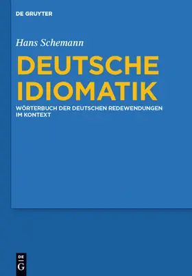 Schemann |  Deutsche Idiomatik | eBook | Sack Fachmedien
