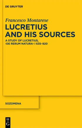 Montarese | Lucretius and His Sources | E-Book | sack.de