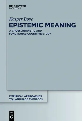 Boye |  Epistemic Meaning | eBook | Sack Fachmedien