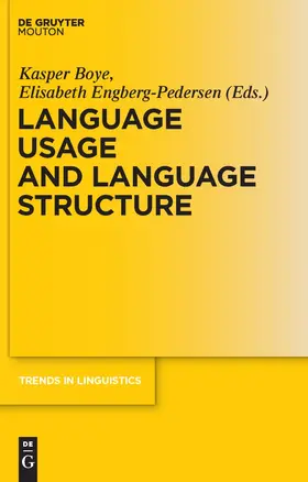 Engberg-Pedersen / Boye |  Language Usage and Language Structure | Buch |  Sack Fachmedien