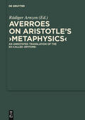 Averroes / Arnzen |  On Aristotle's "Metaphysics" | Buch |  Sack Fachmedien