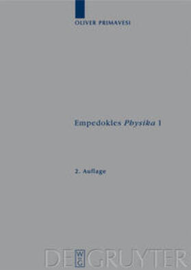 Primavesi | Empedokles "Physika" I | Buch | 978-3-11-022252-4 | sack.de