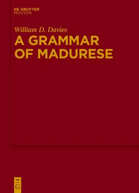 Davies |  A Grammar of Madurese | eBook | Sack Fachmedien