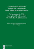 Dippel |  Constitutions of the World from the late 18th Century to the Middle of the 19th Century. The Americas. Constitutional Documents of Mexico 1814–1849 | eBook | Sack Fachmedien