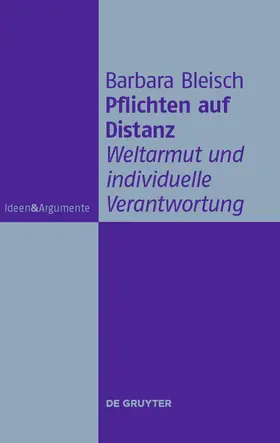 Bleisch | Pflichten auf Distanz | Buch | 978-3-11-022825-0 | sack.de