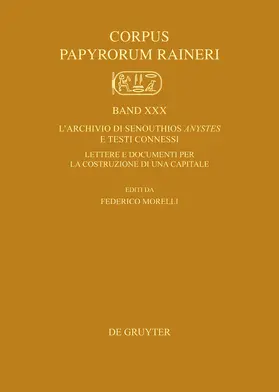 Morelli |  L'archivio di Senouthis anystes e testi connessi | Buch |  Sack Fachmedien