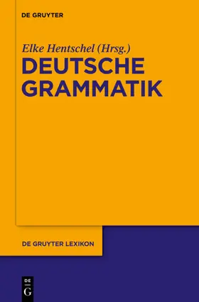 Hentschel |  Deutsche Grammatik | eBook | Sack Fachmedien