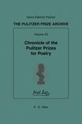 Fischer |  Chronicle of the Pulitzer Prizes for Poetry | Buch |  Sack Fachmedien