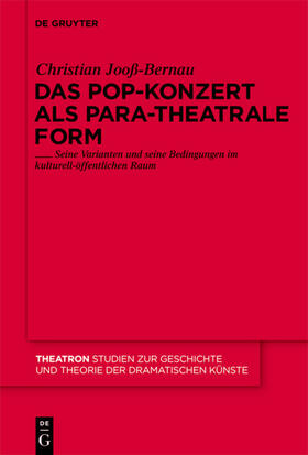 Jooß-Bernau | Das Pop-Konzert als para-theatrale Form | E-Book | sack.de