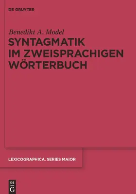 Model |  Syntagmatik im zweisprachigen Wörterbuch | Buch |  Sack Fachmedien
